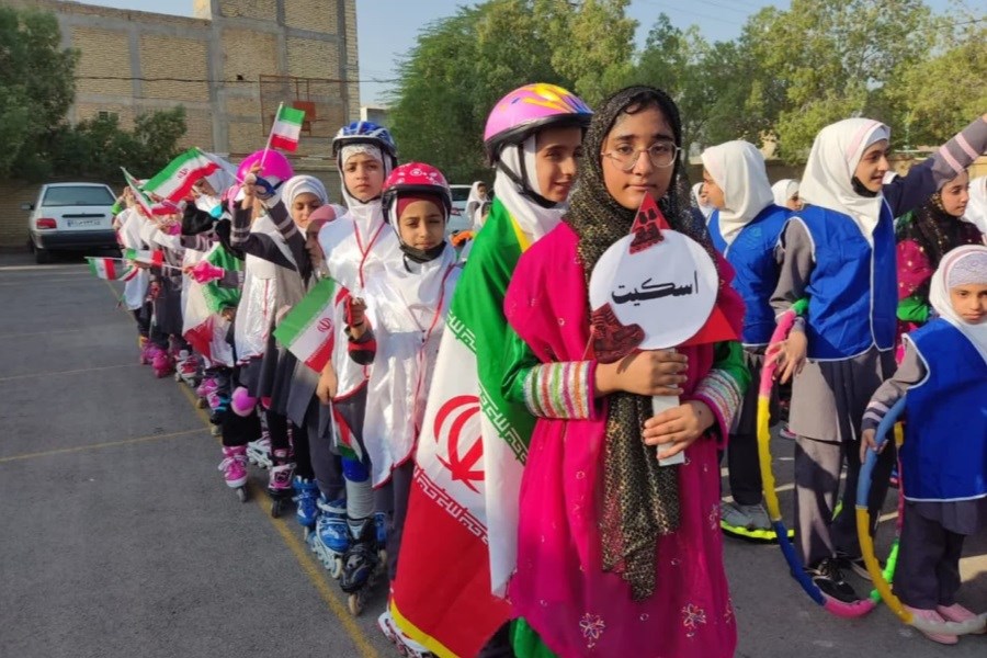 برگزاری المپیاد ورزشی دانش‌آموزی درون مدرسه‌ای در لامرد