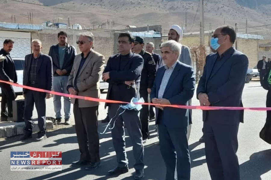 8 هزار متر مربع طرح بهسازی روستای ماهفرخان استهبان به بهره برداری رسید