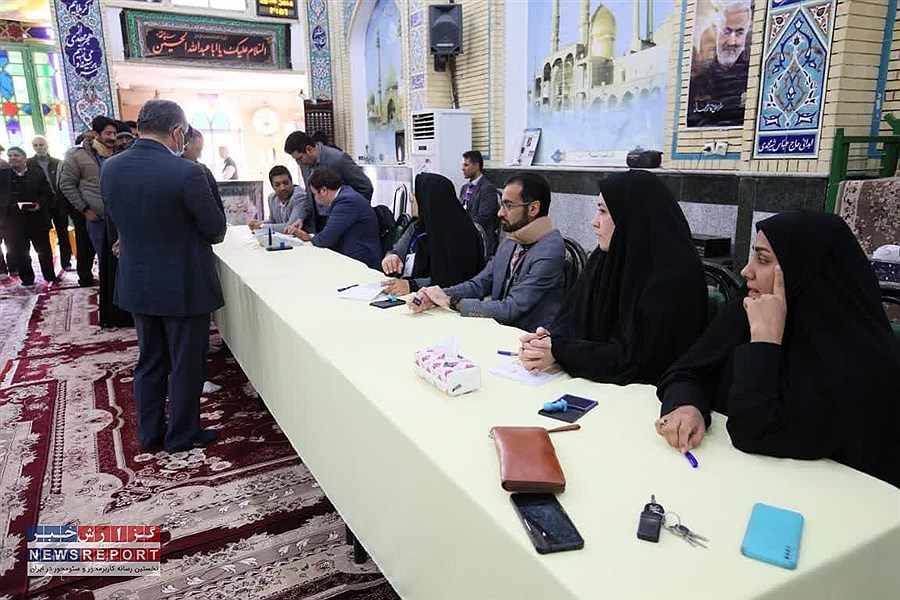 آغاز فرایند انتخابات و اخذ رای در شهرستان بافق