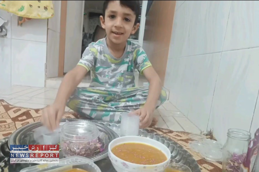 کار زیبای کوچولوهای لامردی در روز غدیر