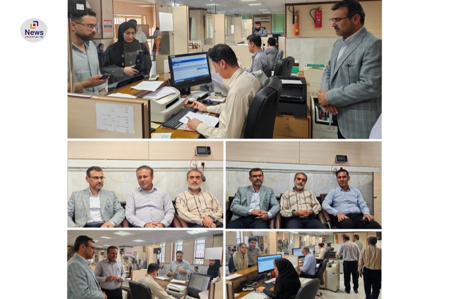 نظارت فرماندار لامِرد بر توزیع ارز اربعین در بانک ملی؛ خدمات به زائران اولویت دارد