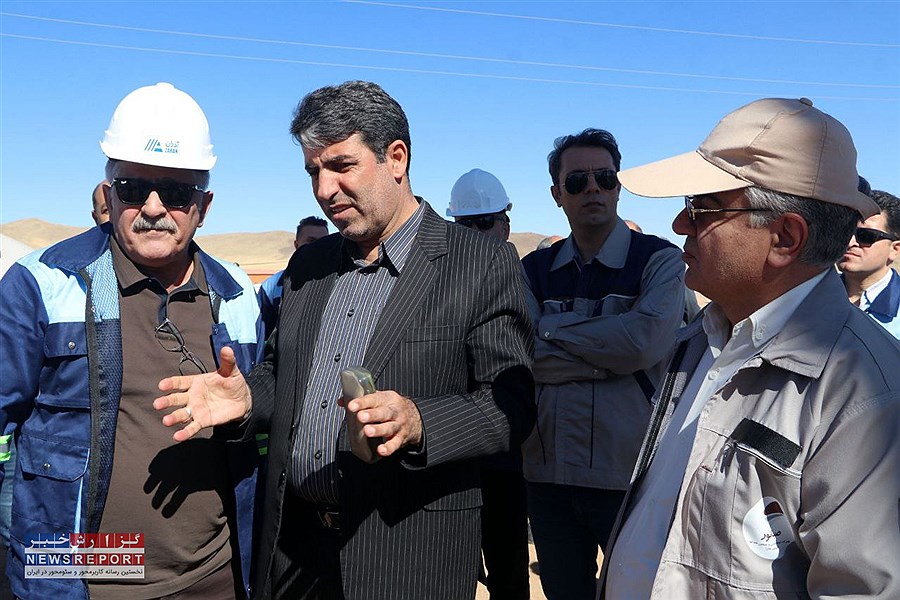 بازدید نماینده مجلس از پروژه کارخانه کنسانتره‌سازی گلالی