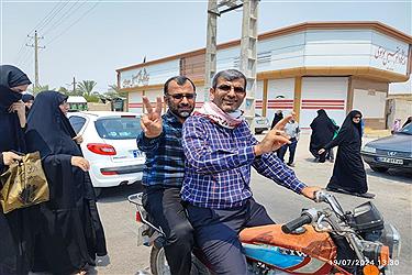 تصویر راهپیمایی جمعه‌های خشم در لامرد برگزار شد