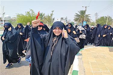 تصویر راهپیمایی جمعه‌های خشم در لامرد برگزار شد