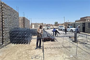 تصویر بازدید دکتر اصغر نوراله زاده رئیس هیات عامل صندوق ملی مسکن از پروژ ه های نهضت ملی مسکن در شهرستان زابل